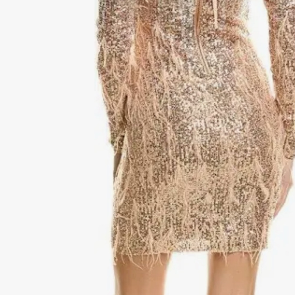 Le Superbe Babylon twiggy Elegant Sequin Dress size large - Picture 5 of 11